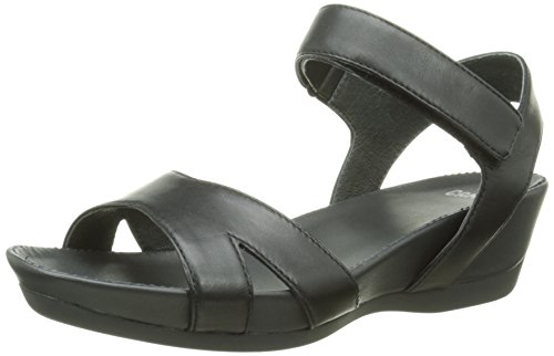 CAMPERMicro - Sandalias de Punta Descubierta Mujer, Negro (Black 005), 35