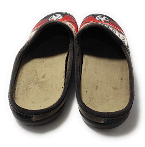 Canovas - Zapatillas Casa con Plantilla Extraible Hombre - Cadette | Chinela Juvenil y cadette | Marrón y Azul (Marrón, 42)