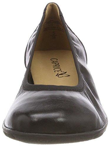 Caprice 22150, Bailarinas para Mujer, Negro (Black Nappa 22), 42 EU