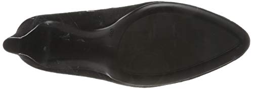 CAPRICE 9-9-22402-25 004, Zapatos de tacón con Punta Cerrada Mujer, Piel Negra, 40 EU