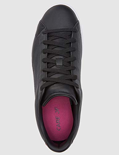 CARE OF by PUMA Leather Platform Court Zapatilla Deportivas, Negro Black Black, 39 EU