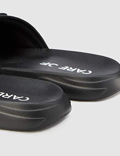 CARE OF by PUMA Slide - Sandalias deportivas para Hombre, Negro (Black-white), 43 EU