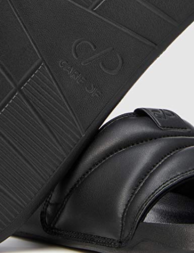 CARE OF by PUMA Slide - Sandalias deportivas para Hombre, Negro (Black-white), 43 EU