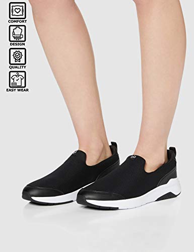 Care of by PUMA Slip on Runner 2 Low-Top Sneakers, Negro (Black-Glacier Gray), 38 EU