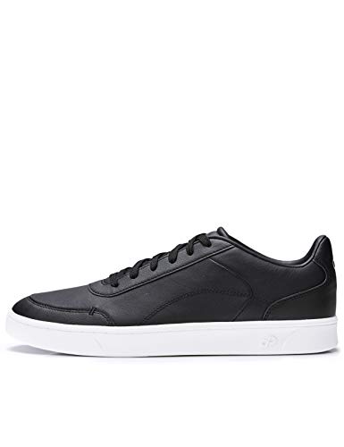 CARE OF by PUMA Zapatillas bajas en cuero para hombre, Negro Black, 42 EU