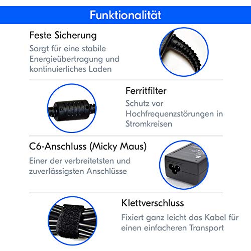 Cargador Lenovo USB 20v 2.25a 45w | Adaptador para Portatil Ordenador Lenovo 2.25 a | Cargador Cable para Laptop Ideapad Chromebook Flex Yoga