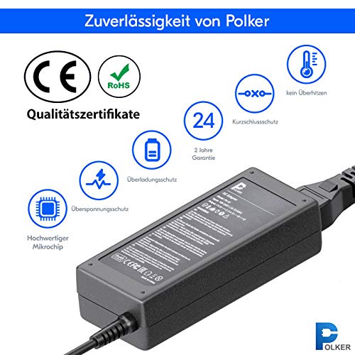 Cargador Lenovo USB 20v 2.25a 45w | Adaptador para Portatil Ordenador Lenovo 2.25 a | Cargador Cable para Laptop Ideapad Chromebook Flex Yoga