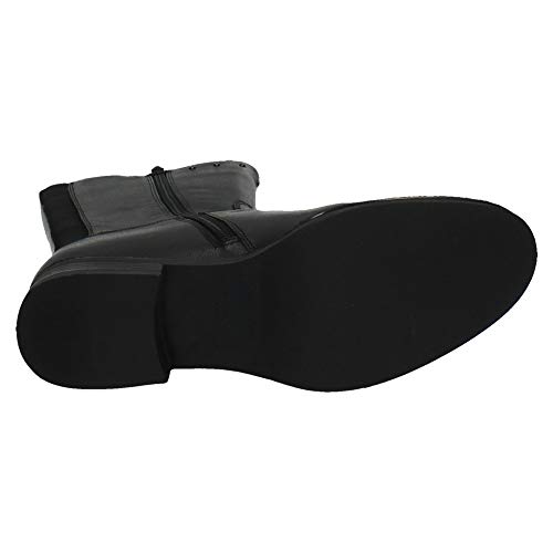 CARMELA 66435 BOTÍN con CAÑA Alta Mujer Botines Negro 37