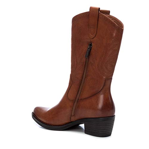 CARMELA - - Bota cowboy para Mujer - Cierre con cremallera - Camel - 36 EU