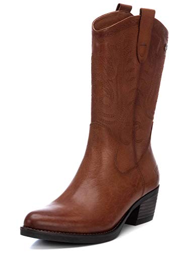 CARMELA - - Bota cowboy para Mujer - Cierre con cremallera - Camel - 36 EU