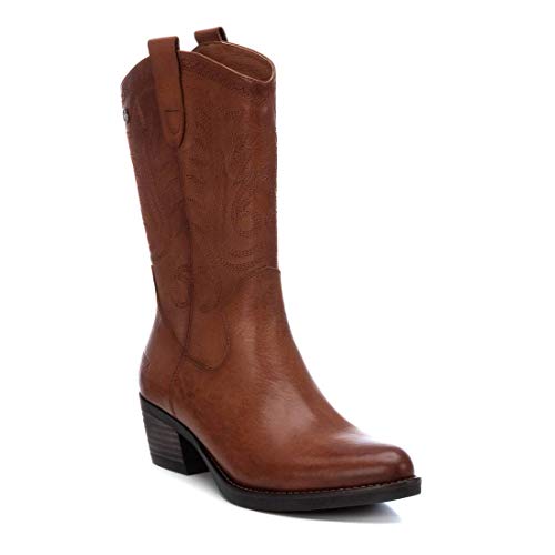 CARMELA - - Bota cowboy para Mujer - Cierre con cremallera - Camel - 36 EU