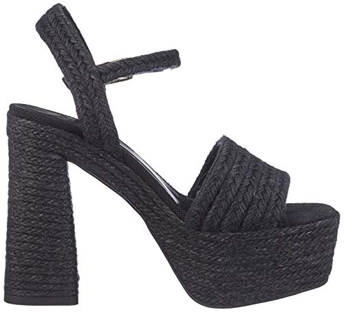 Castañer ARIA/SS20025, Sandalia con talón para Mujer, Negro, 39 EU