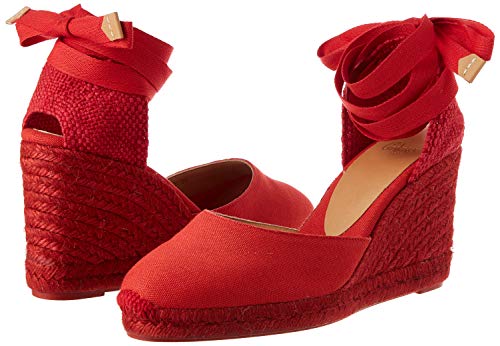 Castañer Carina, Zapatillas Mujer, Rojo Rubi, 38 EU