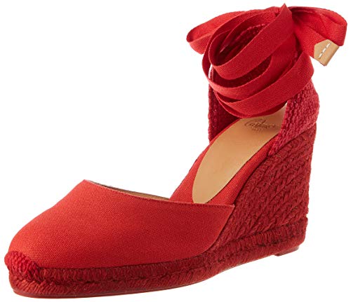 Castañer Carina, Zapatillas Mujer, Rojo Rubi, 38 EU