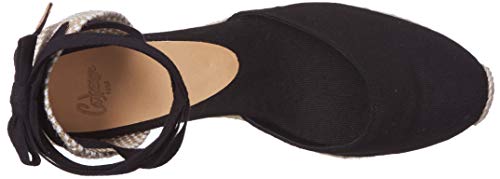 Castañer CARINA/6/001, Alpargatas Mujer, Negro (Negro 100), 37 EU