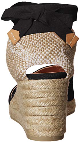 Castañer CARINA/6/001, Alpargatas Mujer, Negro (Negro 100), 37 EU