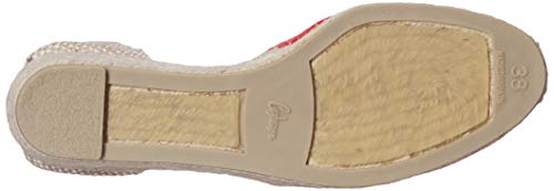 Castañer CARINA/6/001, Alpargatas Mujer, Rojo (Rojo Rubi 502), 38 EU