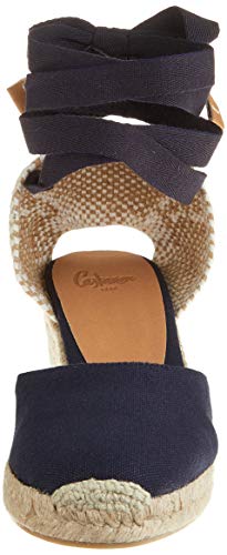 Castañer CARINA/6/001, Alpargatas para Mujer, Azul (Azul Marino 301), 38 EU