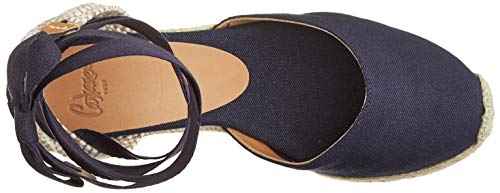 Castañer CARINA/6/001, Alpargatas para Mujer, Azul (Azul Marino 301), 38 EU
