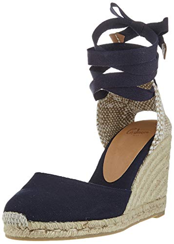 Castañer CARINA/8/001, Alpargatas Mujer, Azul (Azul Marino 301), 39 EU