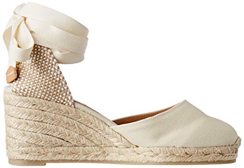 Castañer CARINA/8/001, Alpargatas Mujer, Marfil (Ivory 203), 39 EU