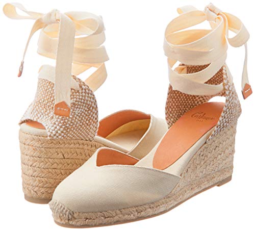 Castañer CARINA/8/001, Alpargatas Mujer, Negro (Negro 100), 37 EU