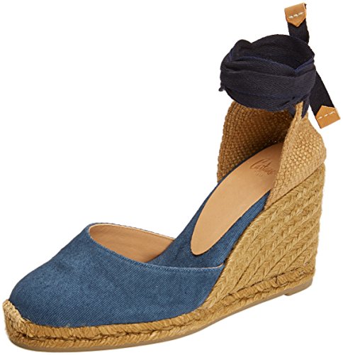 Castañer Carina8Ss18002, Alpargatas Mujer, Azul (Jeans 308), 39 EU