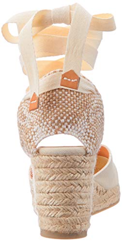 Castañer Chiara/6/001, Alpargatas Women's, Ivory, 41 EU