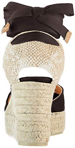 Castañer CHIARA/6ED/001, Alpargata Mujer, Negro, 36 EU
