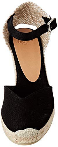 Castañer CHIARITA/8/001, Alpargatas Mujer, Negro (Negro 100), 37 EU