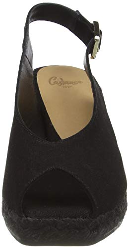 Castañer DOSALIA C/6/001, Alpargata Mujer, Negro, 38 EU