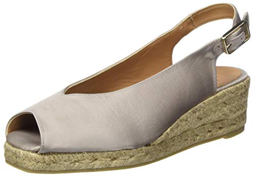 Castañer DOSALIA/3/SS20006, Alpargata Mujer, Plata, 35 EU