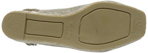 Castañer DOSALIA/3/SS20032, Alpargata Mujer, Plata, 39 EU