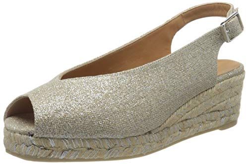Castañer DOSALIA/3/SS20032, Alpargata Mujer, Plata, 39 EU