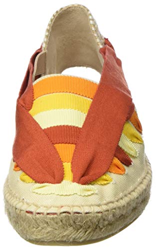 Castañer GRACE/SS20020, Alpargata Mujer, Naranja Multi, 40 EU