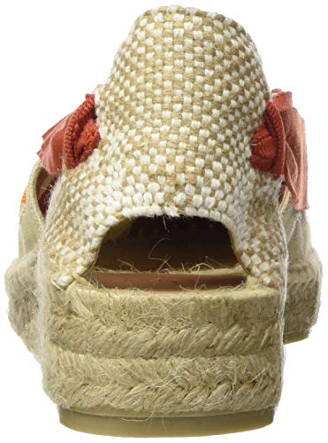 Castañer GRACE/SS20020, Alpargata Mujer, Naranja Multi, 40 EU