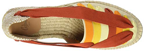 Castañer GRACE/SS20020, Alpargata Mujer, Naranja Multi, 40 EU