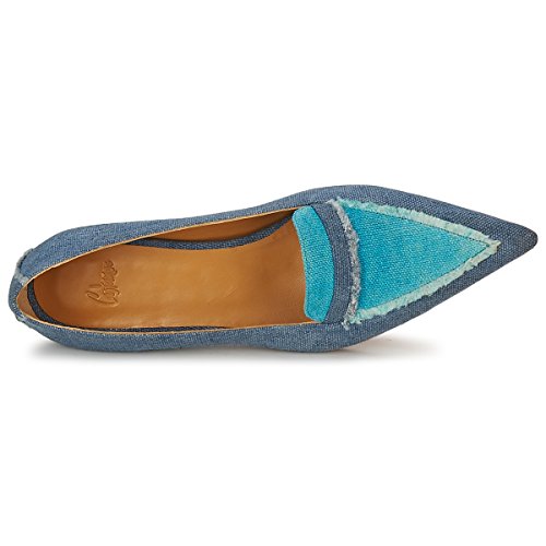 Castaner Katy Mocasín & Zapatos Náuticos Mujeres Azul/Jean - 36 - Mocasín Shoes