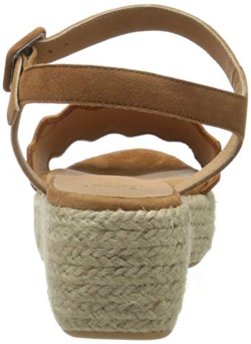 Castañer WALLY/SS20007, Sandalias con cuña Mujer, Camel, 35 EU