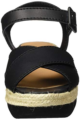 Castañer WILMA/SS20018, Sandalias con cuña Mujer, Negro, 40 EU