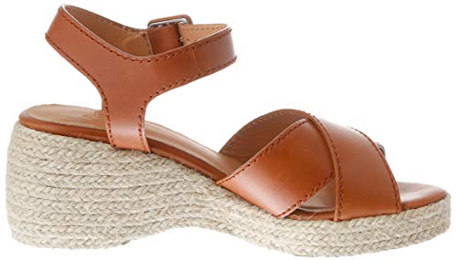 Castañer XISE/SS20018, Sandalias con cuña Mujer, Cuero, 38 EU