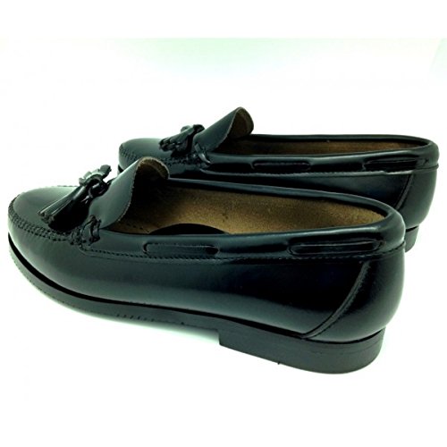 Castellano® 1920 Madrid - Mocasín con borlas en florentick Negro para Mujer