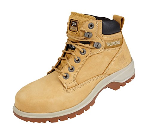 Caterpillar Cat Mae, Botas de Trabajo Mujer, Beige (Honey 002), 39 EU