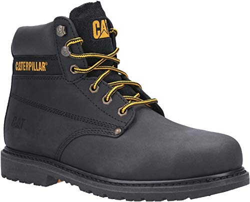 Caterpillar CAT Powerplant GYW - Botas de seguridad para hombre, color marrón, color Negro, talla 41 EU