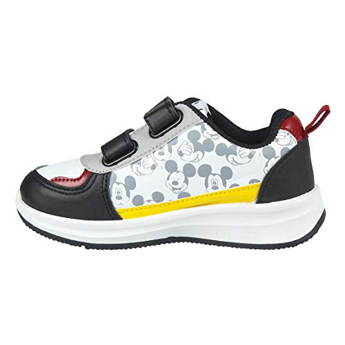 CERDÁ LIFE'S LITTLE MOMENTS Cerdá-Zapatilla con Luz Mickey Mouse de Color Blanco, 25 EU