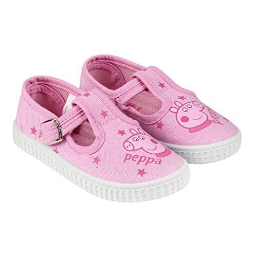 Cerdá Zapatillas Lona Niña de Peppa Pig de Color Rosa Palo, Unisex niños, 26 EU