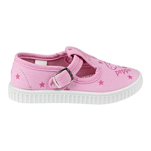 Cerdá Zapatillas Lona Niña de Peppa Pig de Color Rosa Palo, Unisex niños, 26 EU