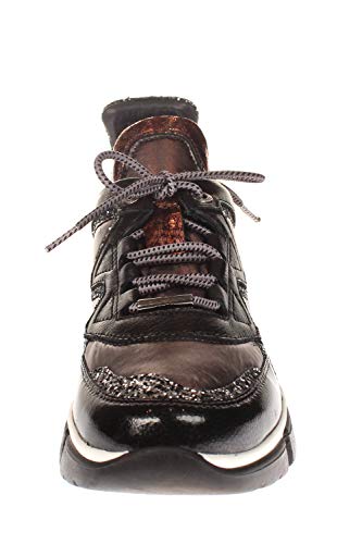 Cetti C-1187 SRA City Glitter Antracita - Zapatillas deportivas con cordones para mujer, color gris, color Gris, talla 40 EU