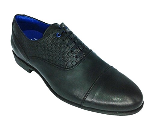 Cetti C1030, Zapato Elegante para Hombre en Piel Color Negro (40)