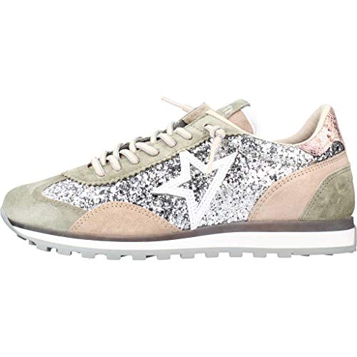 Cetti Calzado Deportivo Mujer C1259SRA V21 para Mujer Plateado 38 EU